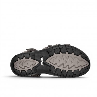 Teva Tirra Läder Sandal svart black sportsandal fotriktig