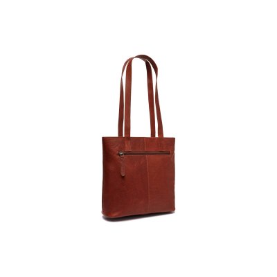 The Chesterfield Brand Reidun Cognac shopper stor väska handväska läder skinn dam