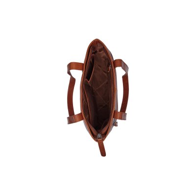 The Chesterfield Brand Reidun Cognac shopper stor väska handväska läder skinn dam