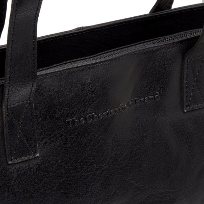 The Chesterfield Brand Reidun black svart shopper stor väska handväska läder skinn dam