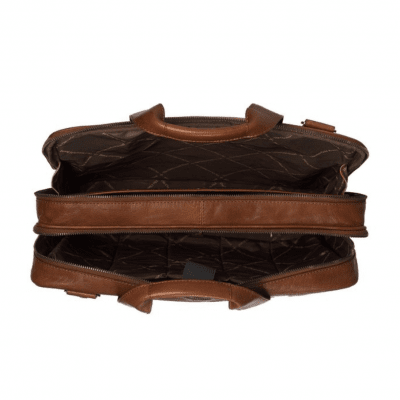 The Chesterfield Brand Leather Laptop Bag Manuel Cognac datorväska arbetsväska stor väska läder skinn herr dam