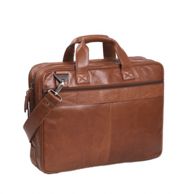 The Chesterfield Brand Leather Laptop Bag Manuel Cognac datorväska arbetsväska stor väska läder skinn herr dam