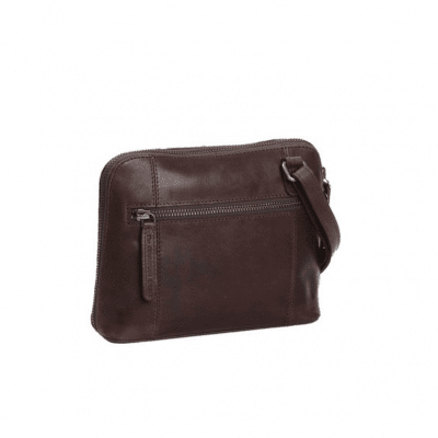 The Chesterfield Brand / Leather Shoulder Bag River Cognac läder skinn brown brun axelremsväska handväska