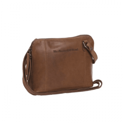 The Chesterfield Brand / Leather Shoulder Bag River Cognac läder skinn konjak axelremsväska handväska