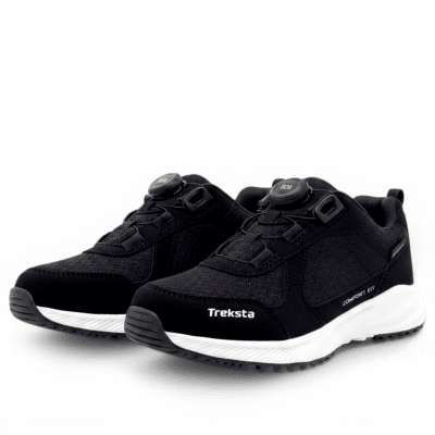 Treksta frey low Boa HTX herrsko vattentät lättviktsskoDam black svart unisex promenadsko vandringssko comfortfit