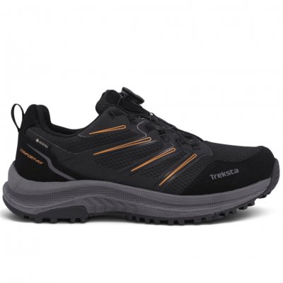 Treksta Larvik Boa GTX / Black Orange gore tex herr dam unisex promenadsko vandringssko comfortfit