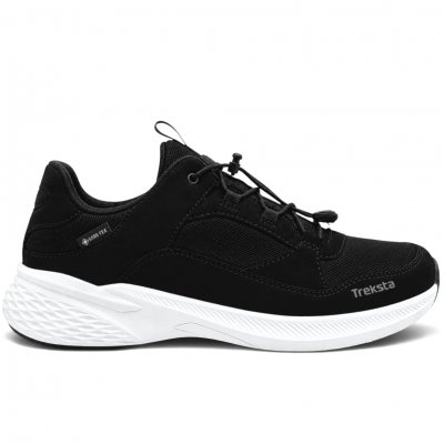 Treksta peace low snbbsnörning Goretex herrsko vattentät lättviktsskoDam black svart unisex promenadsko vandringssko comfortfit