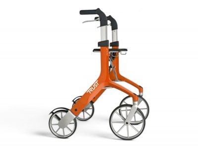 Trustcare Let's Fly Rollator Utomhus / koppar röd