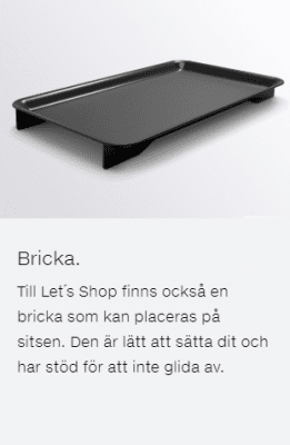 Trustcare Let's Shop Rollator Utomhus / Grafitgrå