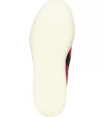 Naturalizer Untold Sneaker hotsauce röd Suede mocka svart lågsko