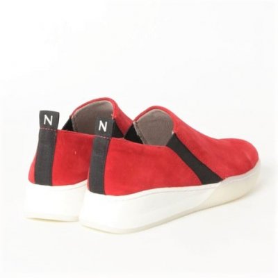 Naturalizer Untold Sneaker / hotsauce röd Suede mocka svart lågsko