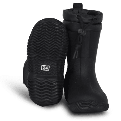 vincent shoes allvädersstövel neopren varmfodrad barn svart black