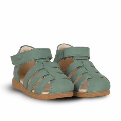 vincent shoes astrid alex barnsandal mjuk skinn läder pastell turkos kardborre