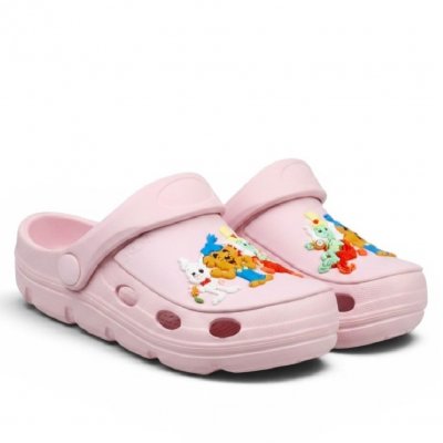 vincent shoes skor tofflor clogs crocs bamse barn rosa pink