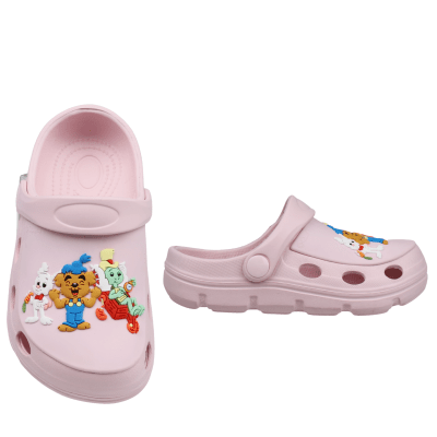 vincent shoes skor tofflor clogs crocs bamse barn rosa pink