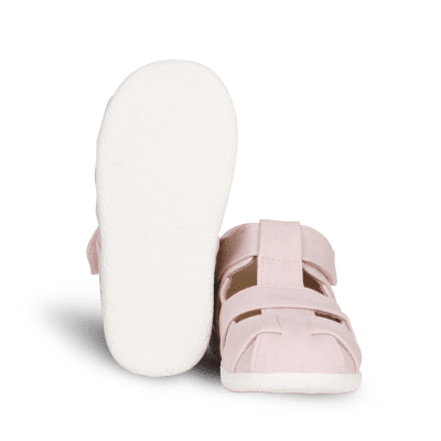 vincent shoes elise barnsandal mjuk skinn läder pink rosa kardborre