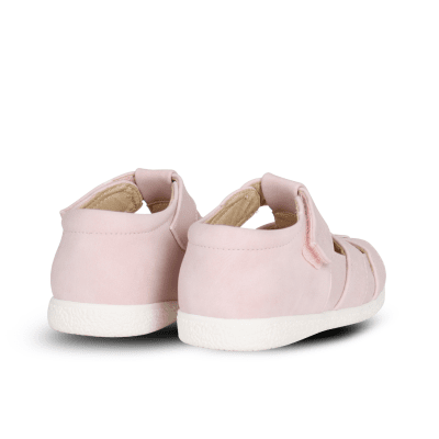 vincent shoes elise barnsandal mjuk skinn läder pink rosa kardborre