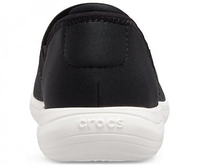 Women’s Crocs Reviva™ Slip-On / Black White svart vit sneaker mjuk