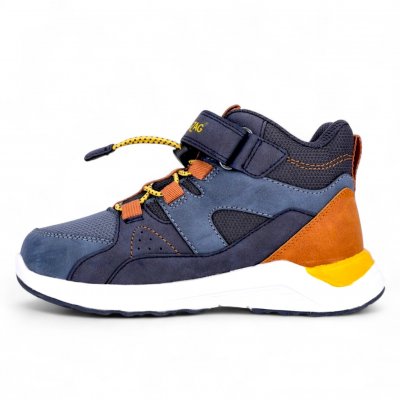 zigzag Kids Vinter höst kängor gul brun blå varmfodrad vinter vattentät barn ungdom