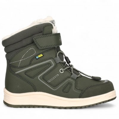 ZigZag Rincet Vinterkänga barn beetle vattentät varm foder snabbsnörning grå grön