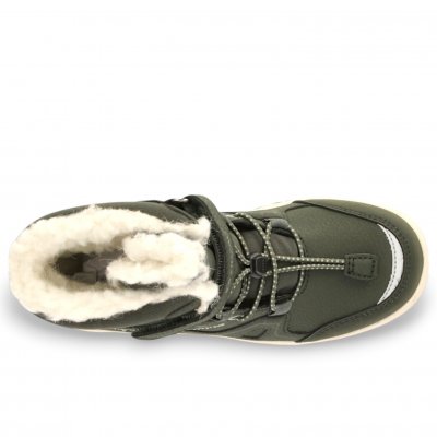 ZigZag Rincet Vinterkänga barn beetle vattentät varm foder snabbsnörning grå grön